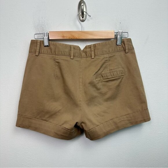 Zara Brown Mid Rise Relaxed Short Shorts Size Small - Picture 3 of 5